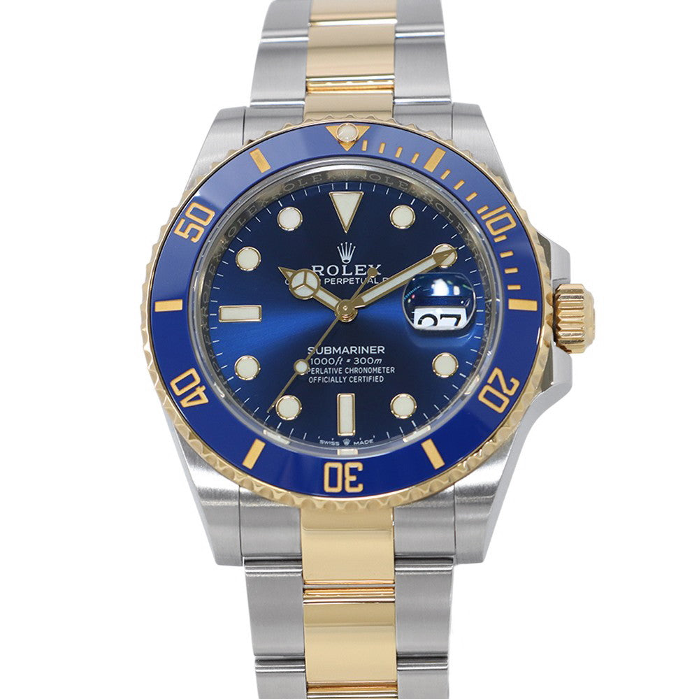 ROLEX Submariner - Date W40mm Stainless Steel K18YG Blue Dial126613LB