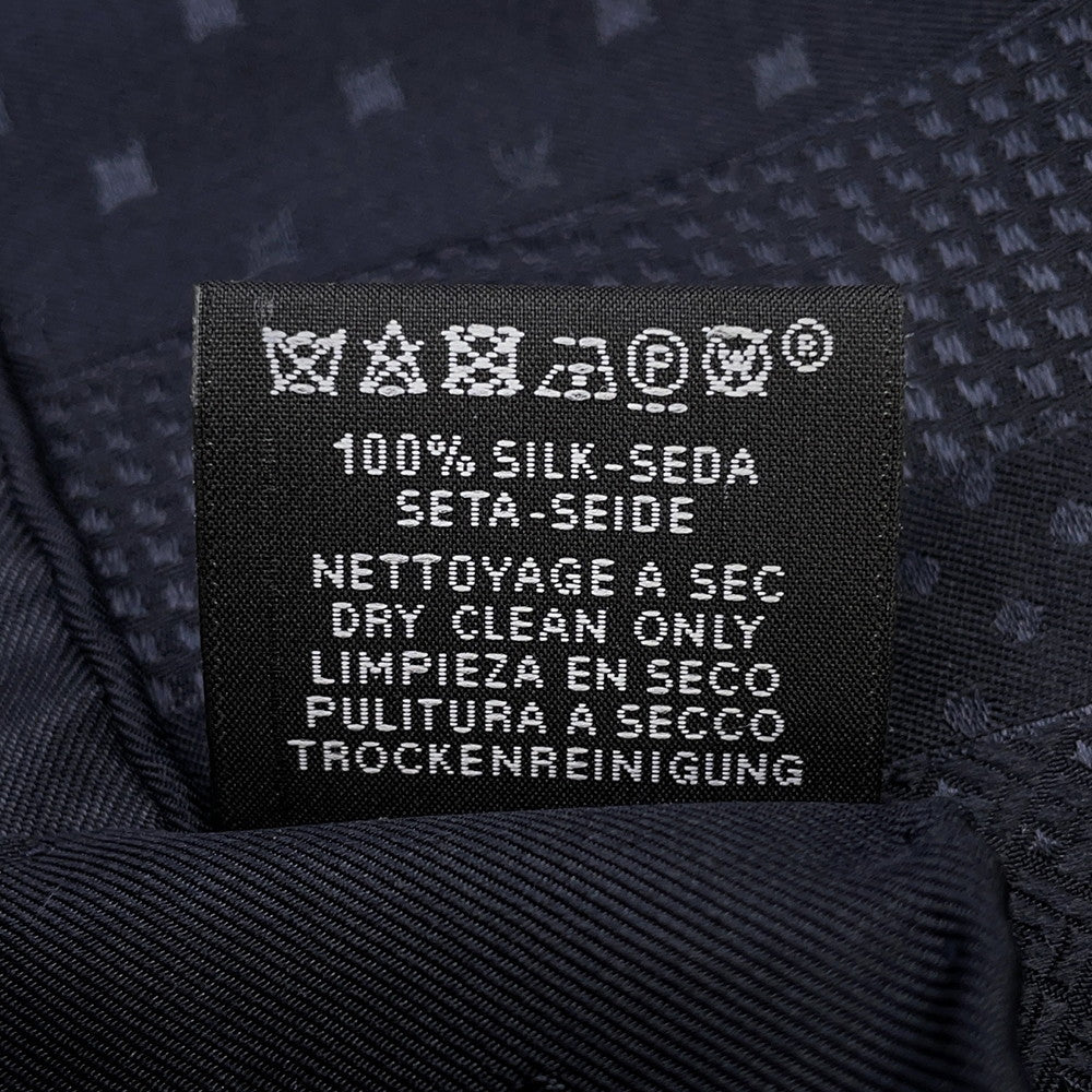 HERMES Giant Square Jacquard "Coaching" Size 135 Encre / Marine Silk100%