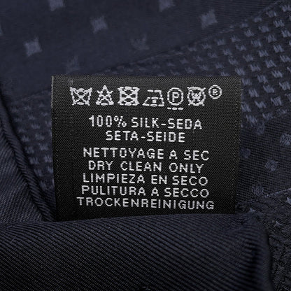 HERMES Giant Square Jacquard "Coaching" Size 135 Encre / Marine Silk100%