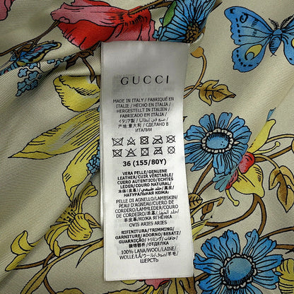 GUCCI Blouson Size 36 Black659238 Exterior Lambskin、Lining Silk100%