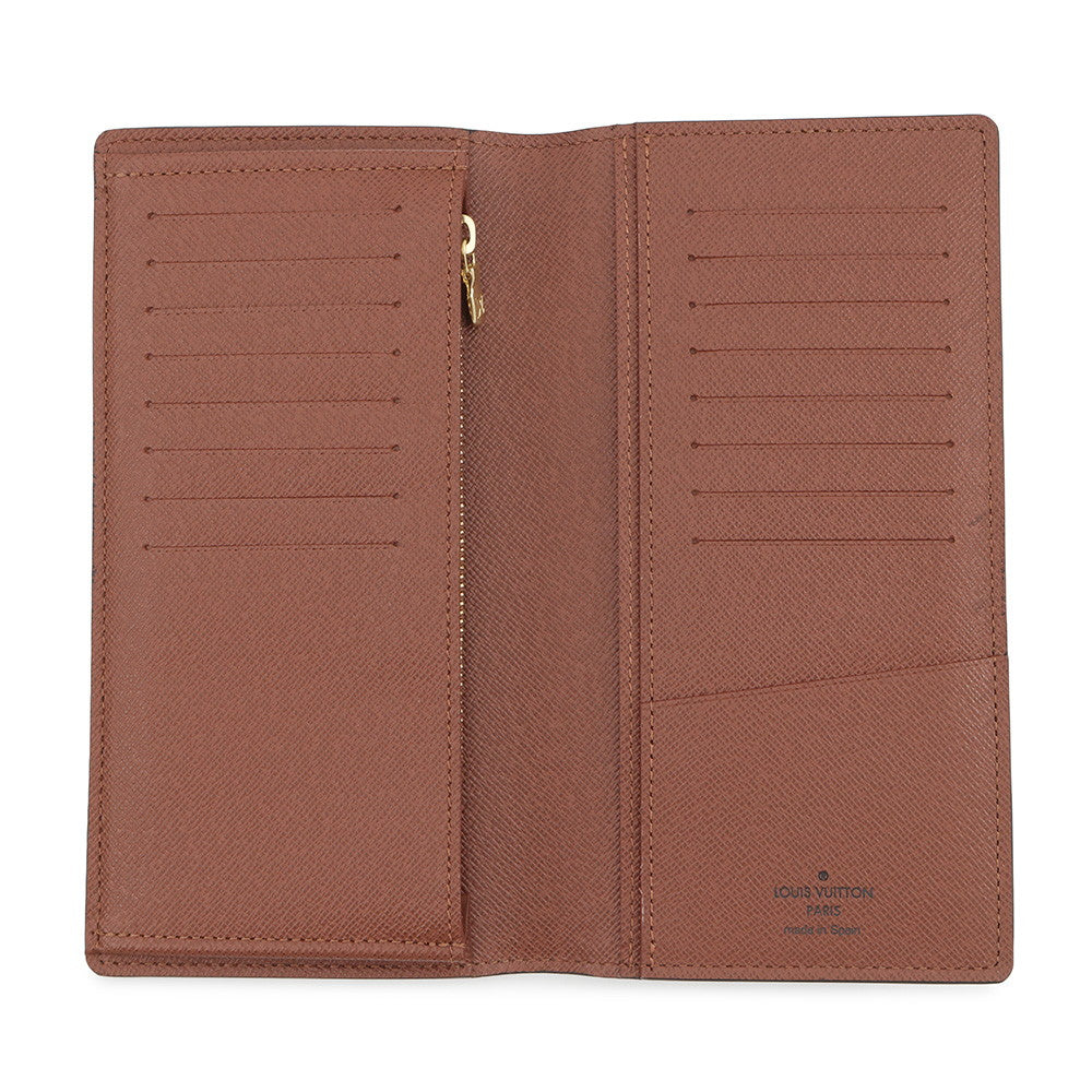 LOUIS VUITTON Portefeuille Brazza BrownM66540 Monogram