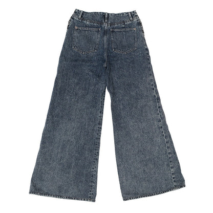 CHANEL Denim Print Washed Denim Size 36 BlueP80387 Cotton 100%