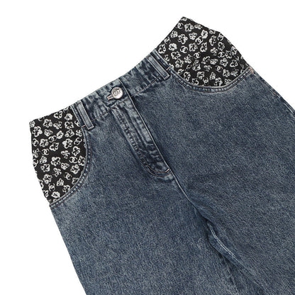 CHANEL Denim Print Washed Denim Size 36 BlueP80387 Cotton 100%