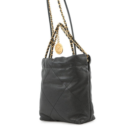CHANEL CHANEL22 2WAYChainShoulder BlackAS3980 Caviar Leather Size Mini