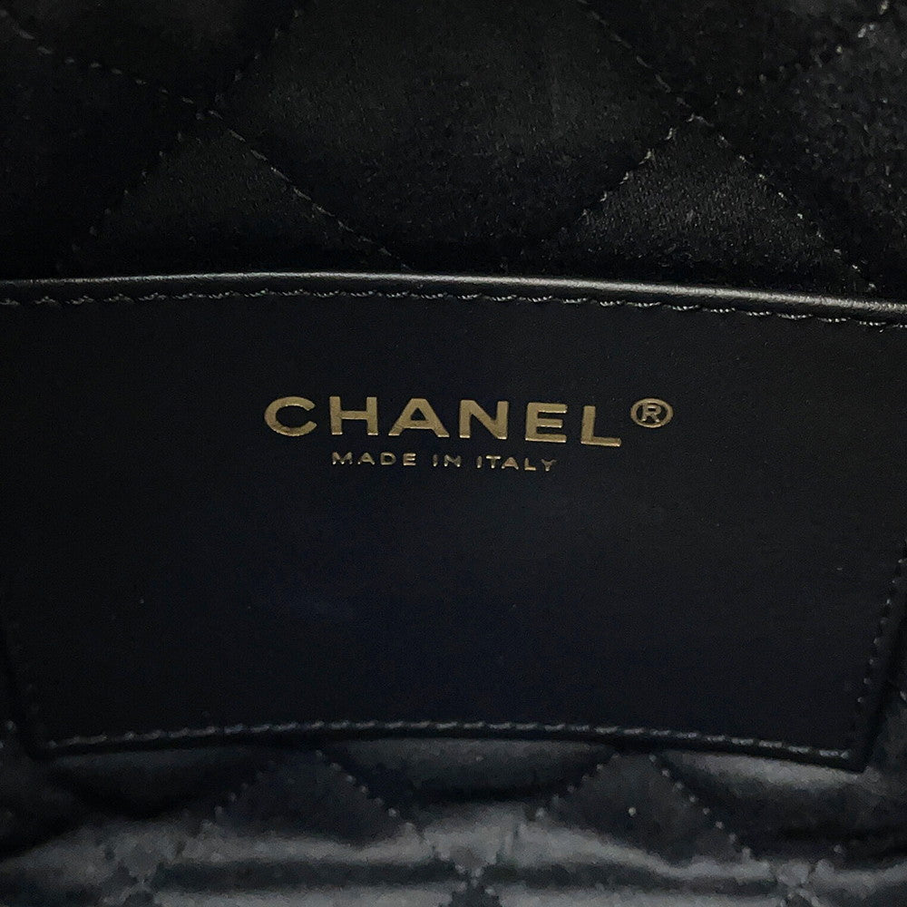 CHANEL CHANEL22 2WAYChainShoulder BlackAS3980 Caviar Leather Size Mini