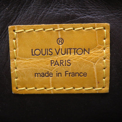 LOUIS VUITTON Pochette Accessoires Brown/YellowM92710 Monogram Trompe l'oeil Cotton Pile