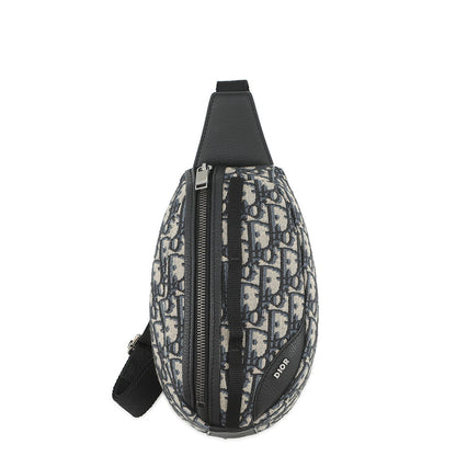 Dior Oblique SCARAB Crossbody Bag Black/Beige2ESBC311YKY Canvas Size Mini
