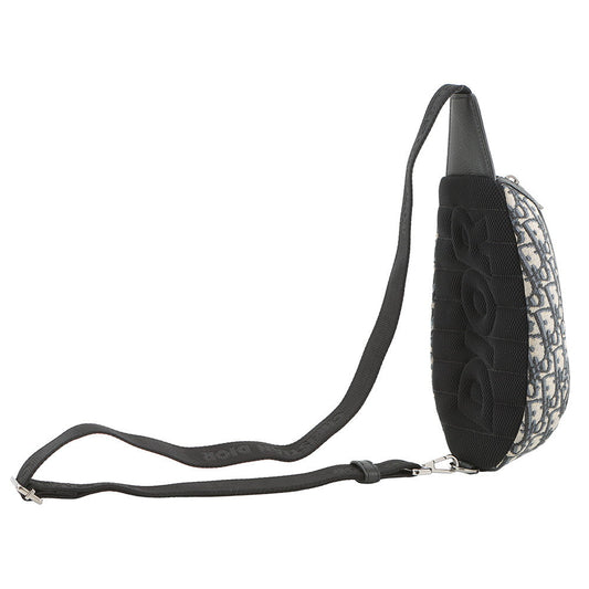 Dior Oblique SCARAB Crossbody Bag Black/Beige2ESBC311YKY Canvas Size Mini