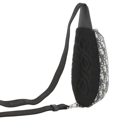 Dior Oblique SCARAB Crossbody Bag Black/Beige2ESBC311YKY Canvas Size Mini