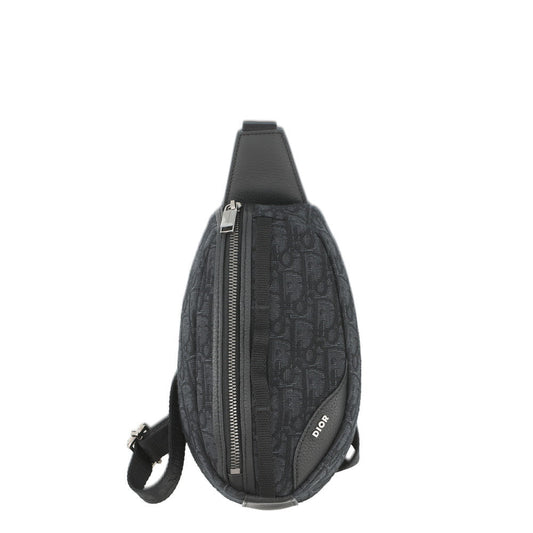 Dior Oblique SCARAB Crossbody Bag Black2ESBC311YKY Canvas Size Mini