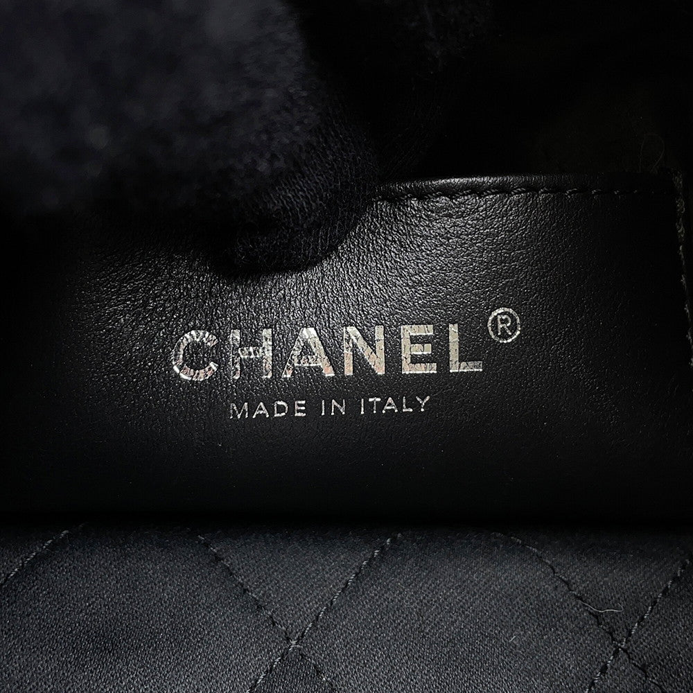 CHANEL CHANEL22 2WAYChain Handbag BlackAS3980 Shiny Calf Leather Size Mini