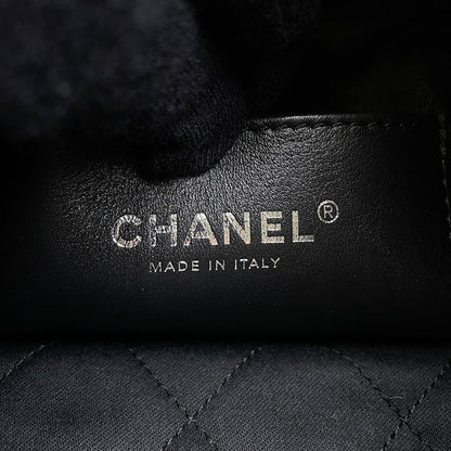 CHANEL CHANEL22 2WAYChain Handbag BlackAS3980 Shiny Calf Leather Size Mini
