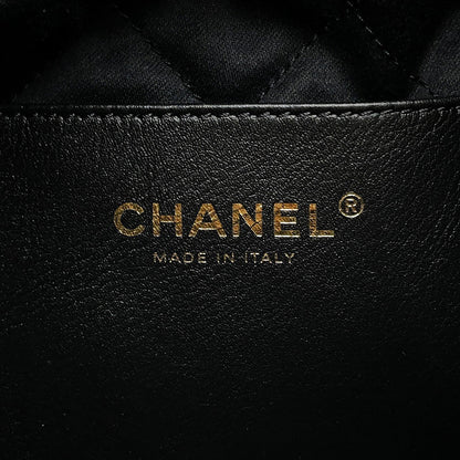 CHANEL CHANEL22 ChainShoulder Bag BlackAS3980 Shiny calfskin leather Size Mini