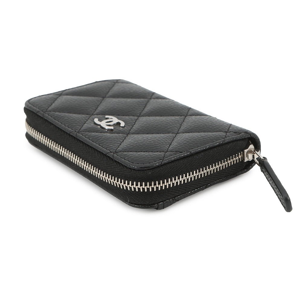 CHANEL Classic zip coin purse BlackAP0216 Caviar Leather