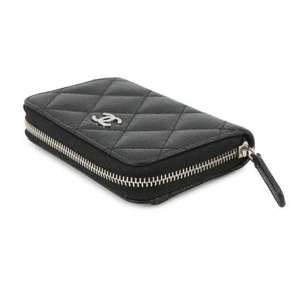 CHANEL Classic zip coin purse BlackAP0216 Caviar Leather