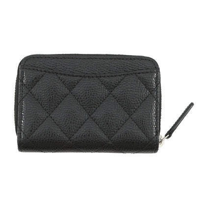 CHANEL Classic zip coin purse BlackAP0216 Caviar Leather