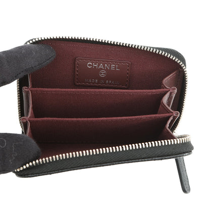 CHANEL Classic zip coin purse BlackAP0216 Caviar Leather