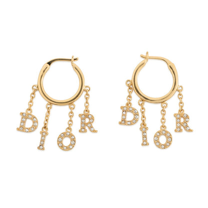 Dior Diore Revolution Earrings GoldE3230WOMCY Metal Rhinestone