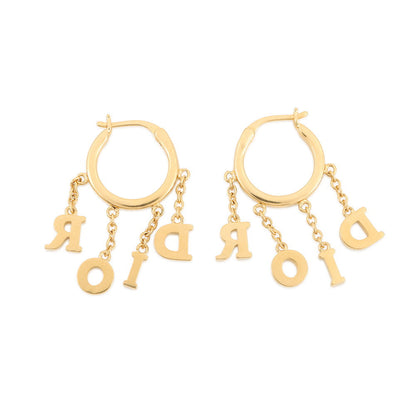 Dior Diore Revolution Earrings GoldE3230WOMCY Metal Rhinestone