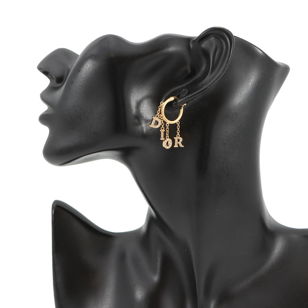 Dior Diore Revolution Earrings GoldE3230WOMCY Metal Rhinestone