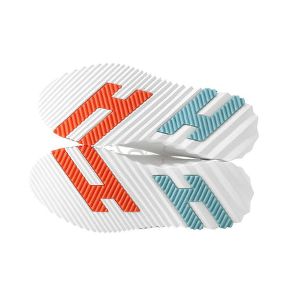 HERMES Sneakers Lift Multicolor / White Knit Calf Leather Size 38.5