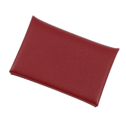 HERMES Calvi Rouge H Veau Madame