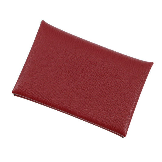 HERMES Calvi Rouge H Veau Madame