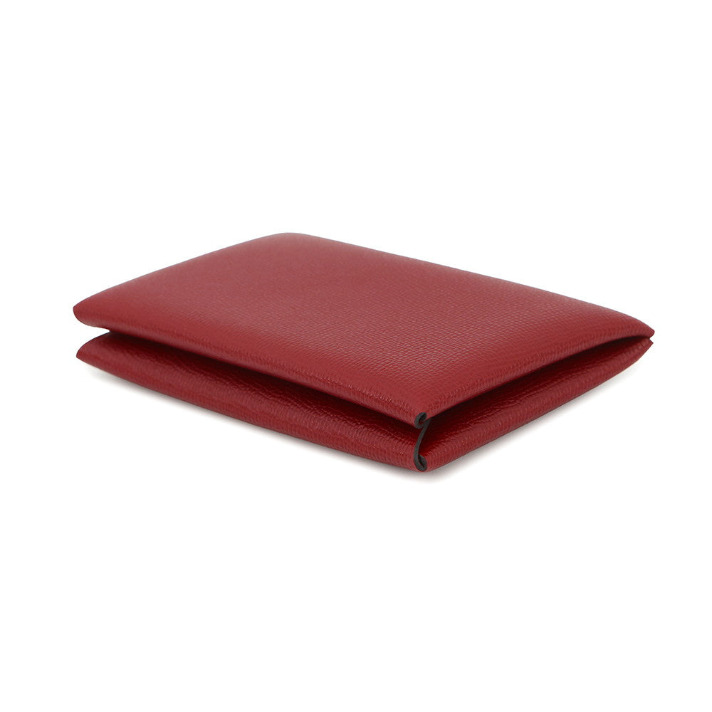 HERMES Calvi Rouge H Veau Madame