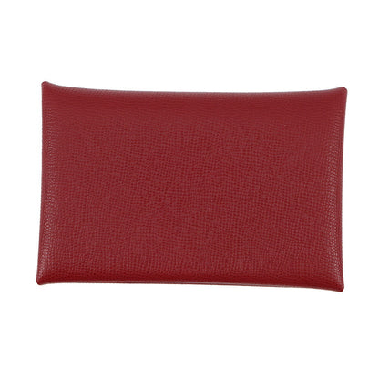 HERMES Calvi Rouge H Veau Madame