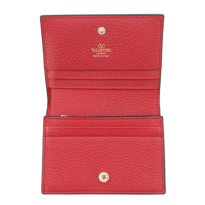 Valentino Garavani Rock Studded Compact Wallet Red5W2P0P39VSH Leather