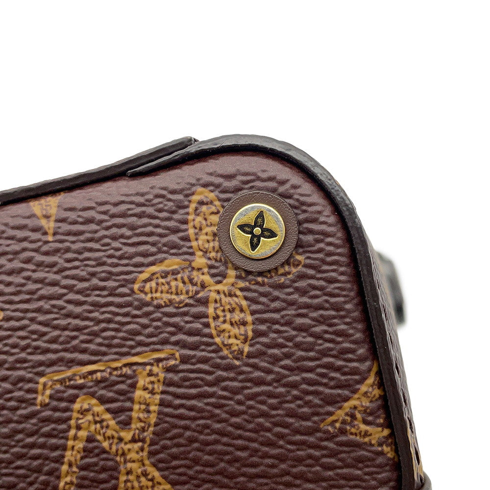 LOUIS VUITTON Vertical Box Trunk GreenM59664 Monogram