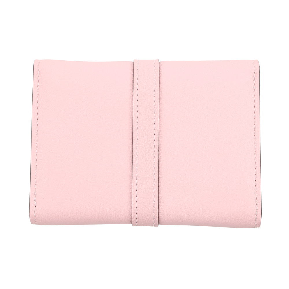 HERMES Glennan Compact Rose Sakura Swift Leather