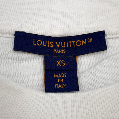 LOUIS VUITTON Travel Stamp T-Shirt Size XS White/Multicolor Cotton100%