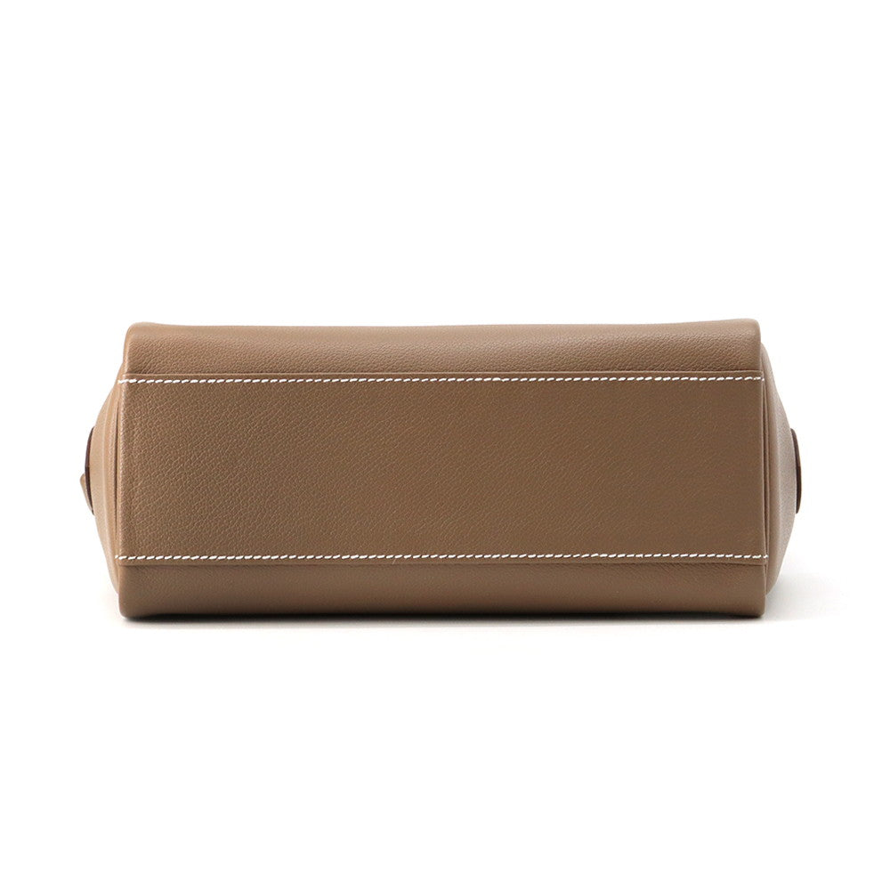 HERMES Kelly Messenger Etoupe Evercolor Size PM