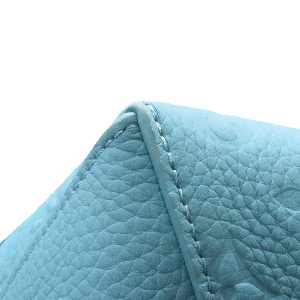 LOUIS VUITTON LVxYK Weekend Tote Blue/MulticolorM21717 Monogram・Taurillon Yayoi Kusama
