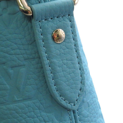 LOUIS VUITTON LVxYK Weekend Tote Blue/MulticolorM21717 Monogram・Taurillon Yayoi Kusama