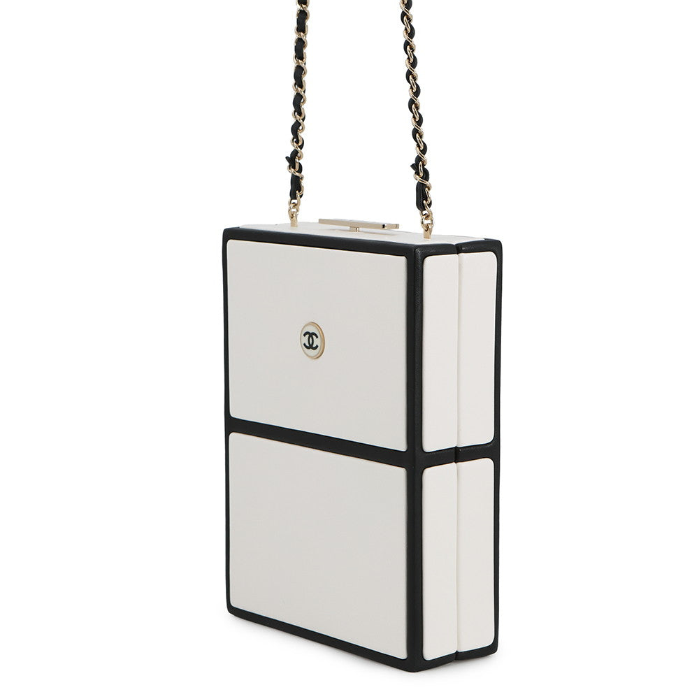 CHANEL No.5 Perfume Box White Leather