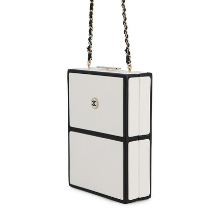 CHANEL No.5 Perfume Box White Leather