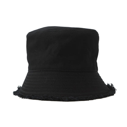 PRADA Drill logo fringe bucket hat Size S Black1HC137 Cotton100%