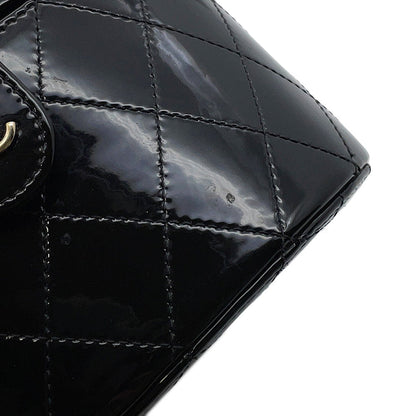 CHANEL Vanity ChainShoulder Bag BlackAP1616 Patent Leather