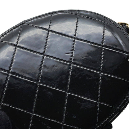 CHANEL Vanity ChainShoulder Bag BlackAP1616 Patent Leather