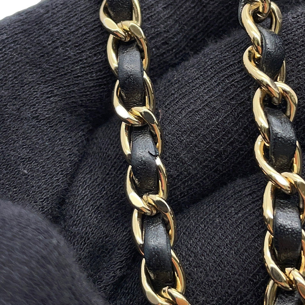 CHANEL Vanity ChainShoulder Bag BlackAP1616 Patent Leather