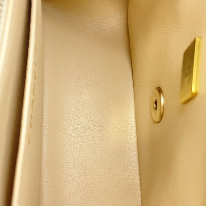 CHANEL Mini Matelasse ChainShoulder Bag GoldAS5758 Caviar Leather