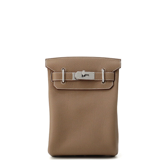 HERMES Kelly Akkad Etoupe Togo Leather Size PM