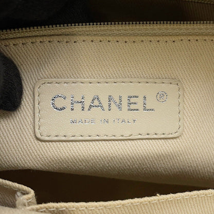 CHANEL Matelasse ChainTote Bag IvoryA48374 Caviar Leather