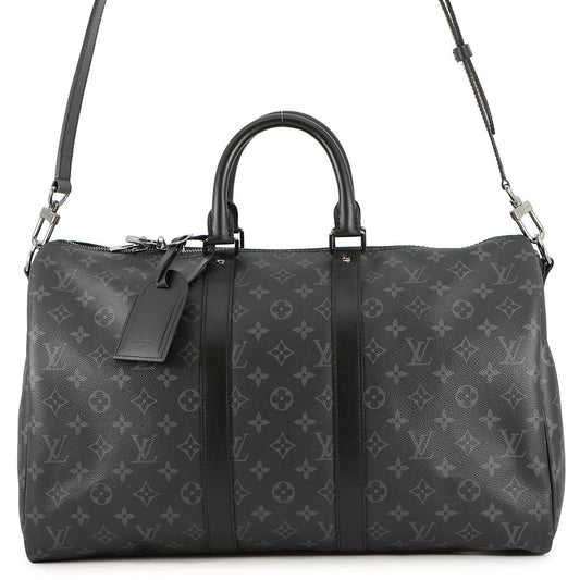 LOUIS VUITTON Keepall Bandouliere NoirM40569 Monogram Eclipse Size 45