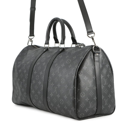 LOUIS VUITTON Keepall Bandouliere NoirM40569 Monogram Eclipse Size 45