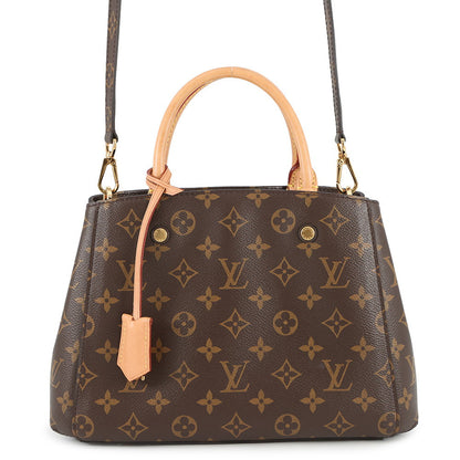 LOUIS VUITTON Montaigne BordeauxM41055 Monogram Size BB