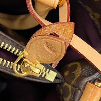 LOUIS VUITTON Montaigne BordeauxM41055 Monogram Size BB