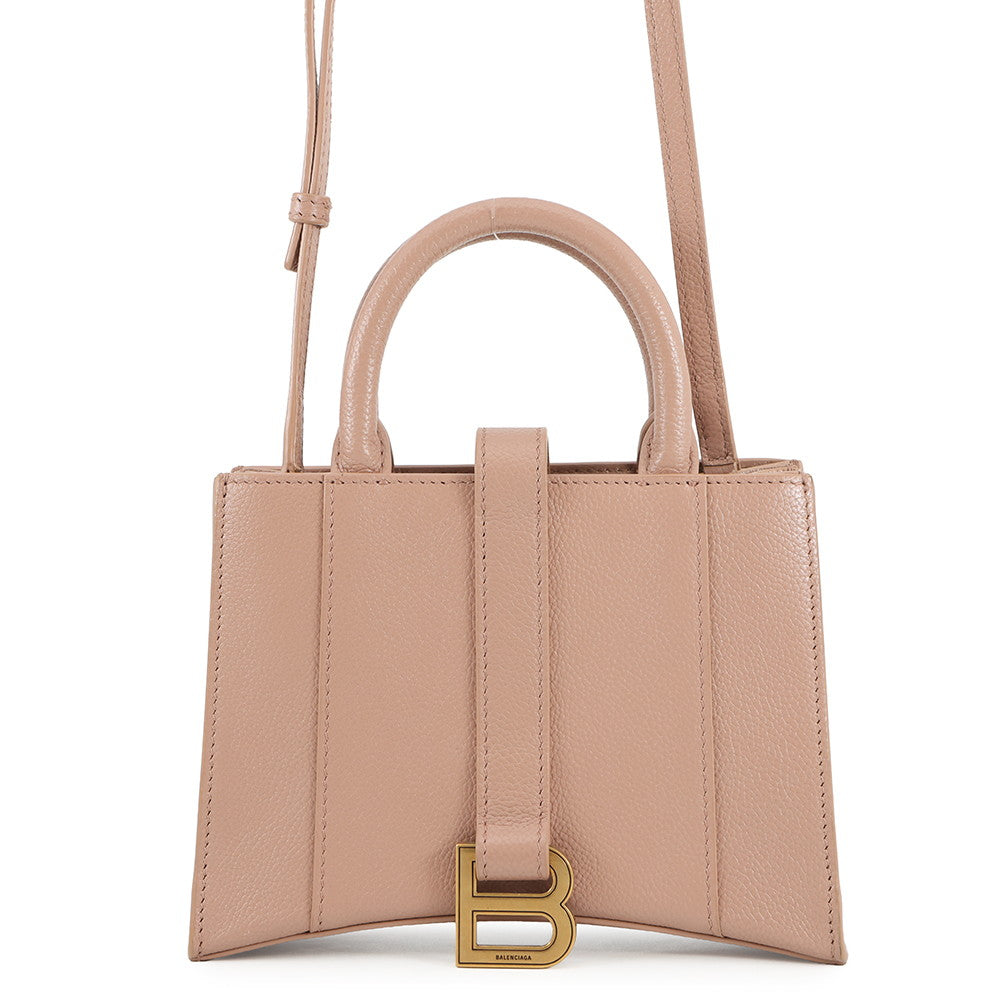 BALENCIAGA Hour glass Jasmin Flower640345 Leather